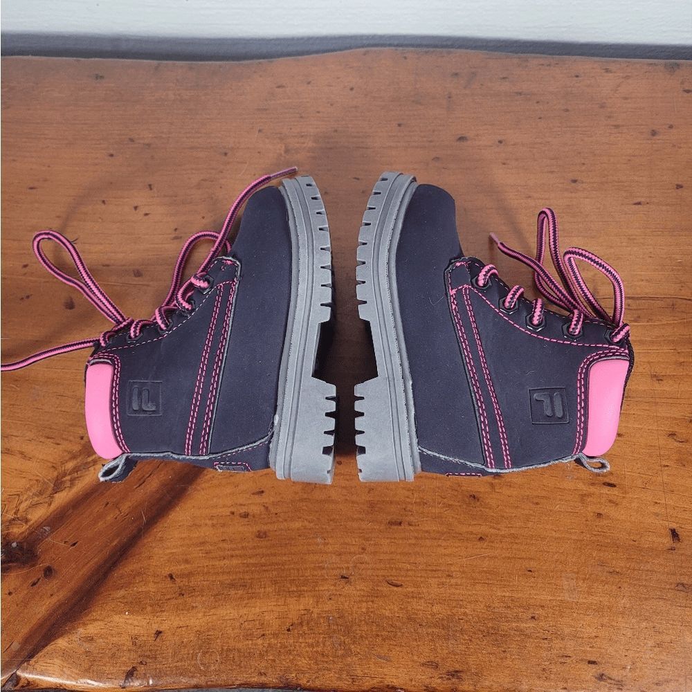 Fila Toddler Girl Ankle Utility lace up Boots Size 5 - Picture 5 of 8